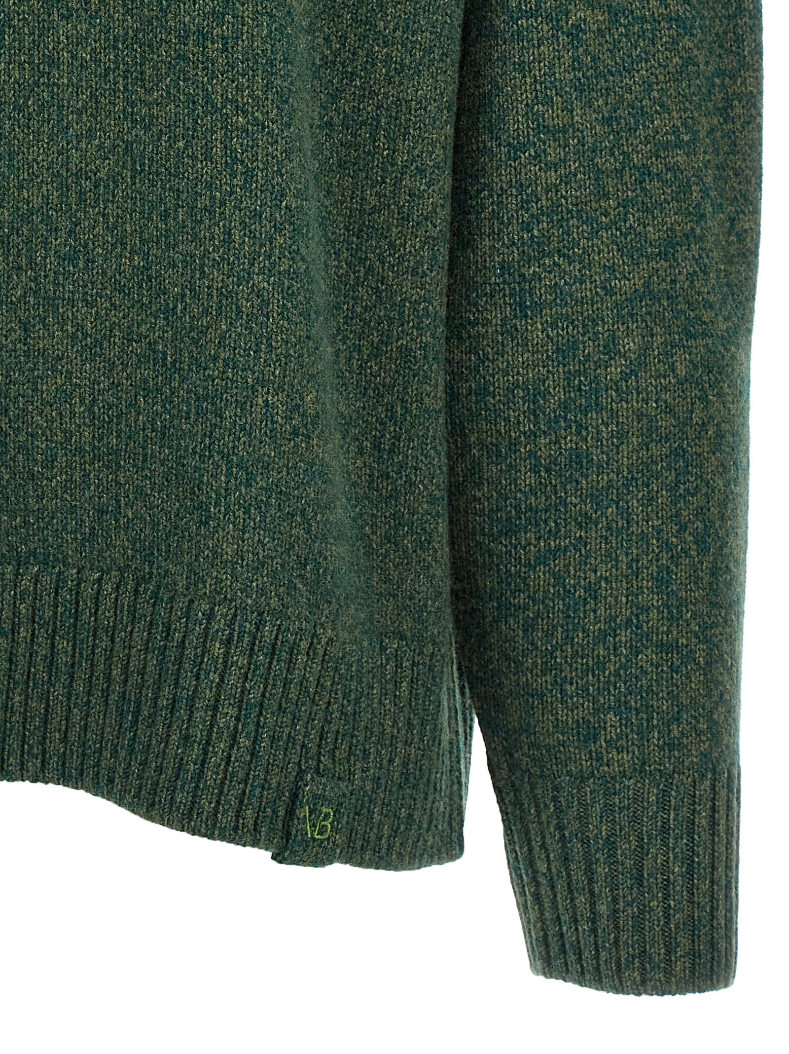 Bicolor Wool Cardigan