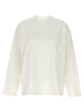 White Cotton Long Sleeve T-Shirt