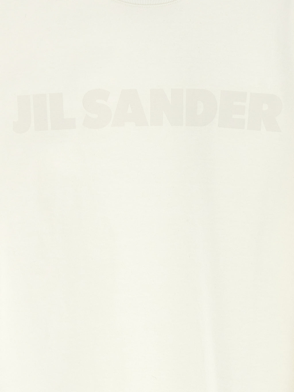 White Cotton Long Sleeve T-Shirt