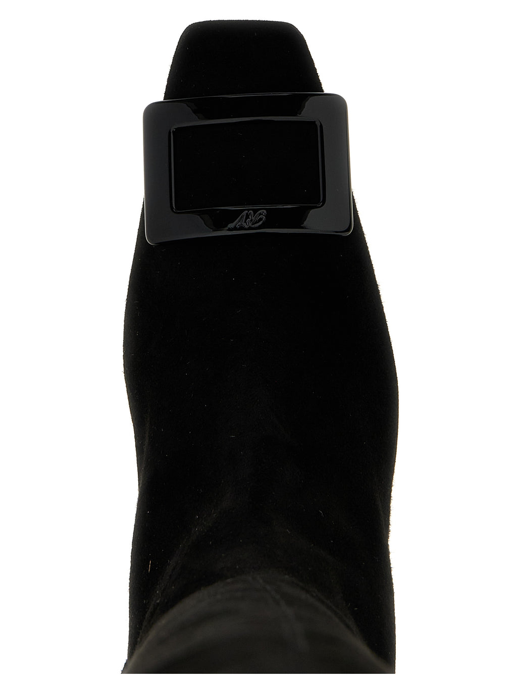 Black Goatskin Over The Knee