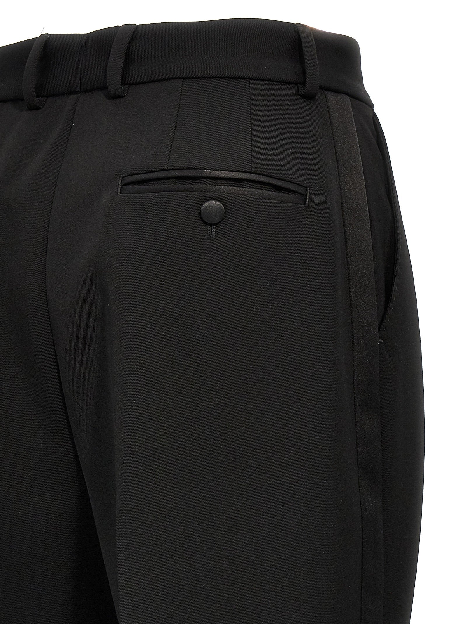 Black Virgin Wool Tuxedo