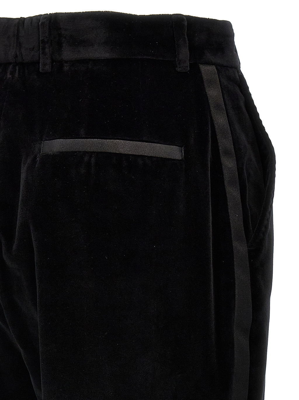 Black Cotton Dress Pants