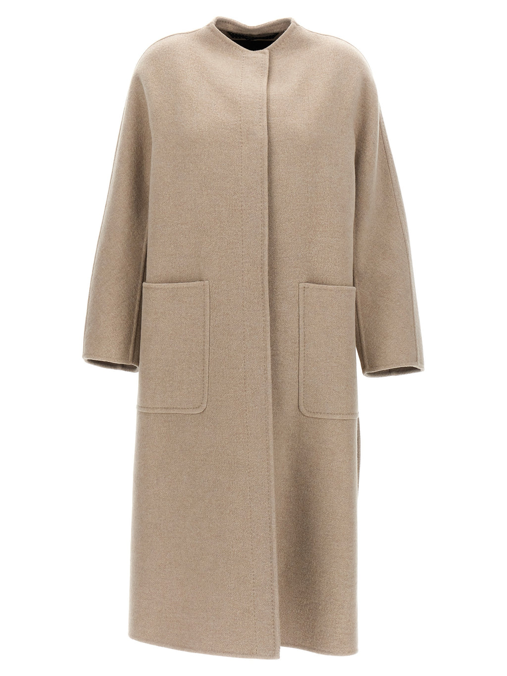 Beige Cashmere Coat