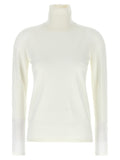 White Virgin Wool Cardigan