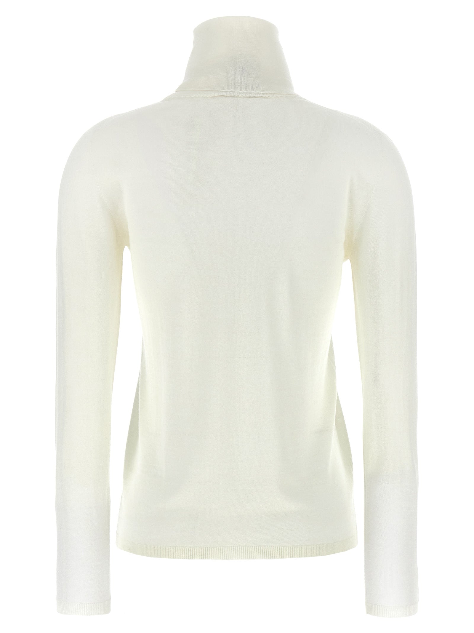 White Virgin Wool Cardigan