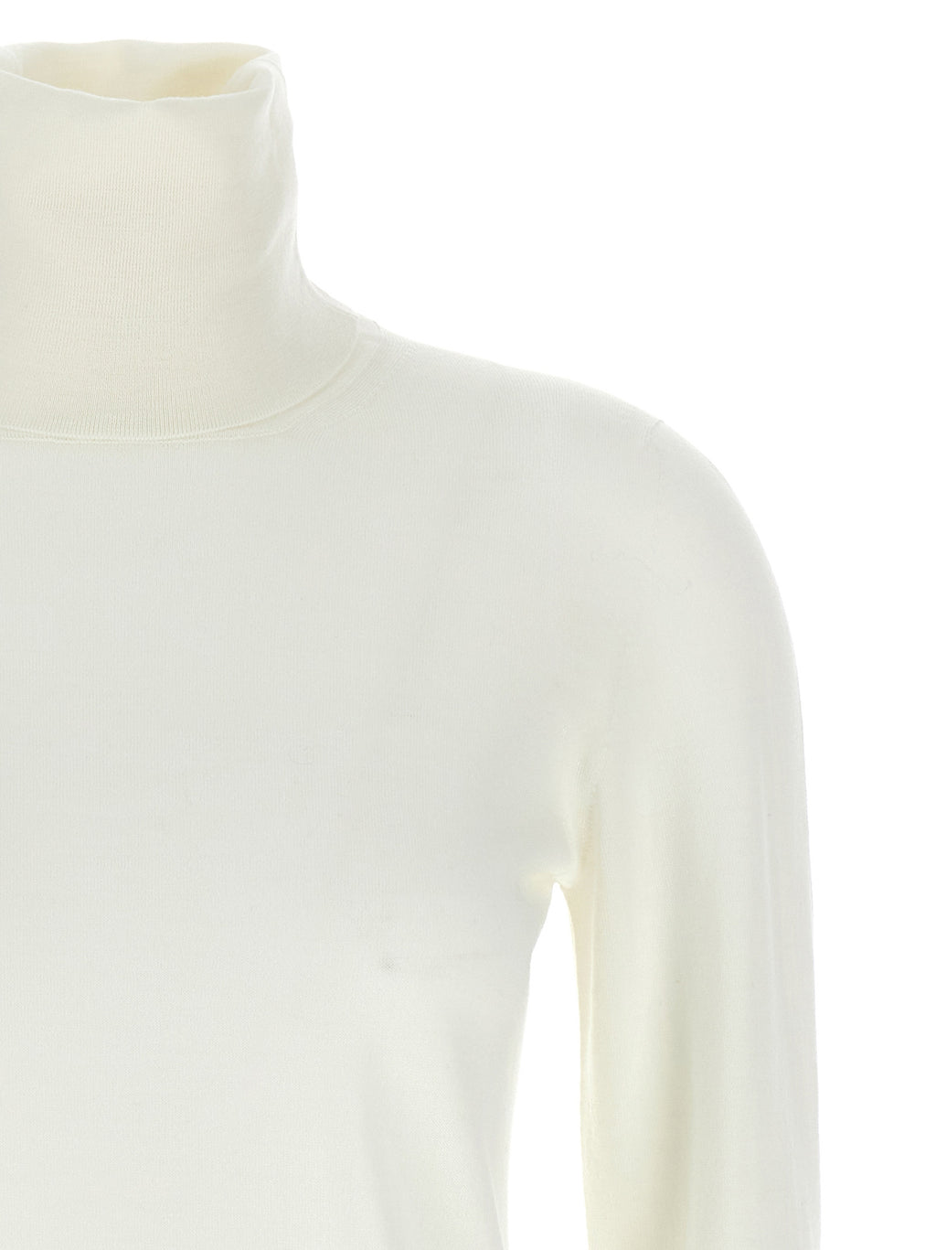 White Virgin Wool Cardigan