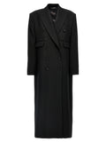 Black Virgin Wool Coat