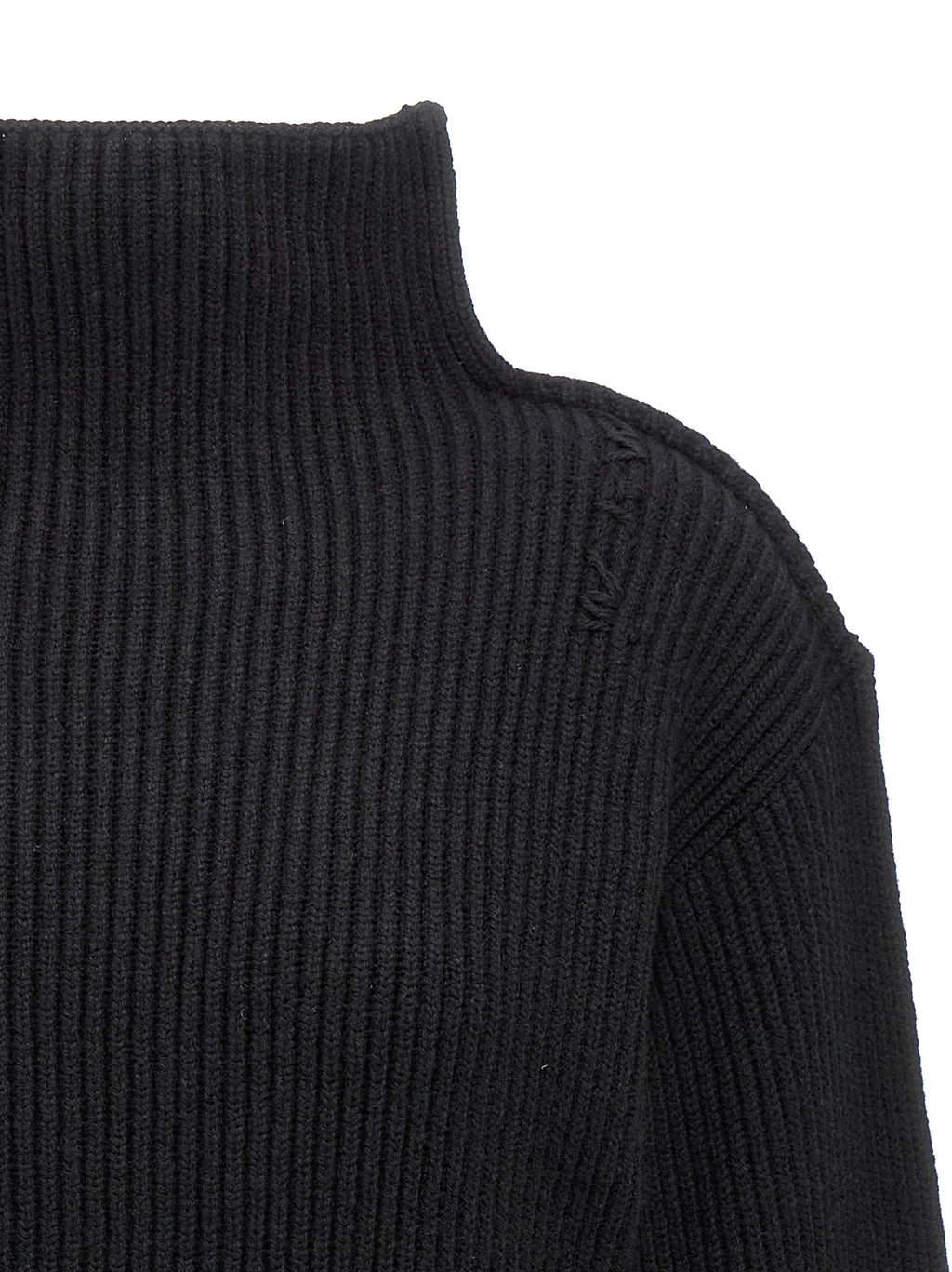 Black Wool Cardigan