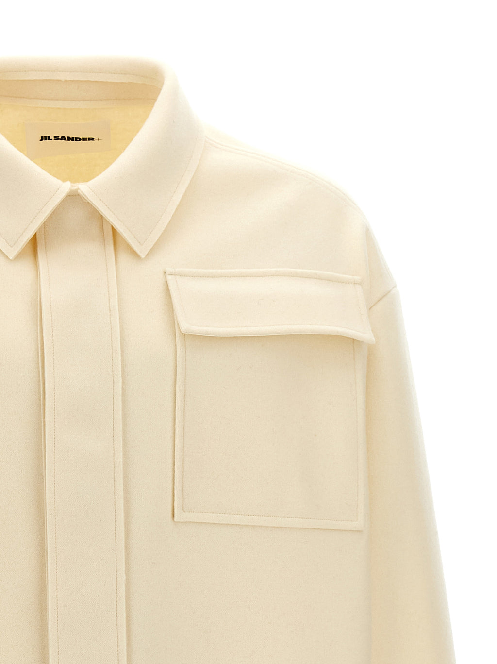 White Wool Blouse