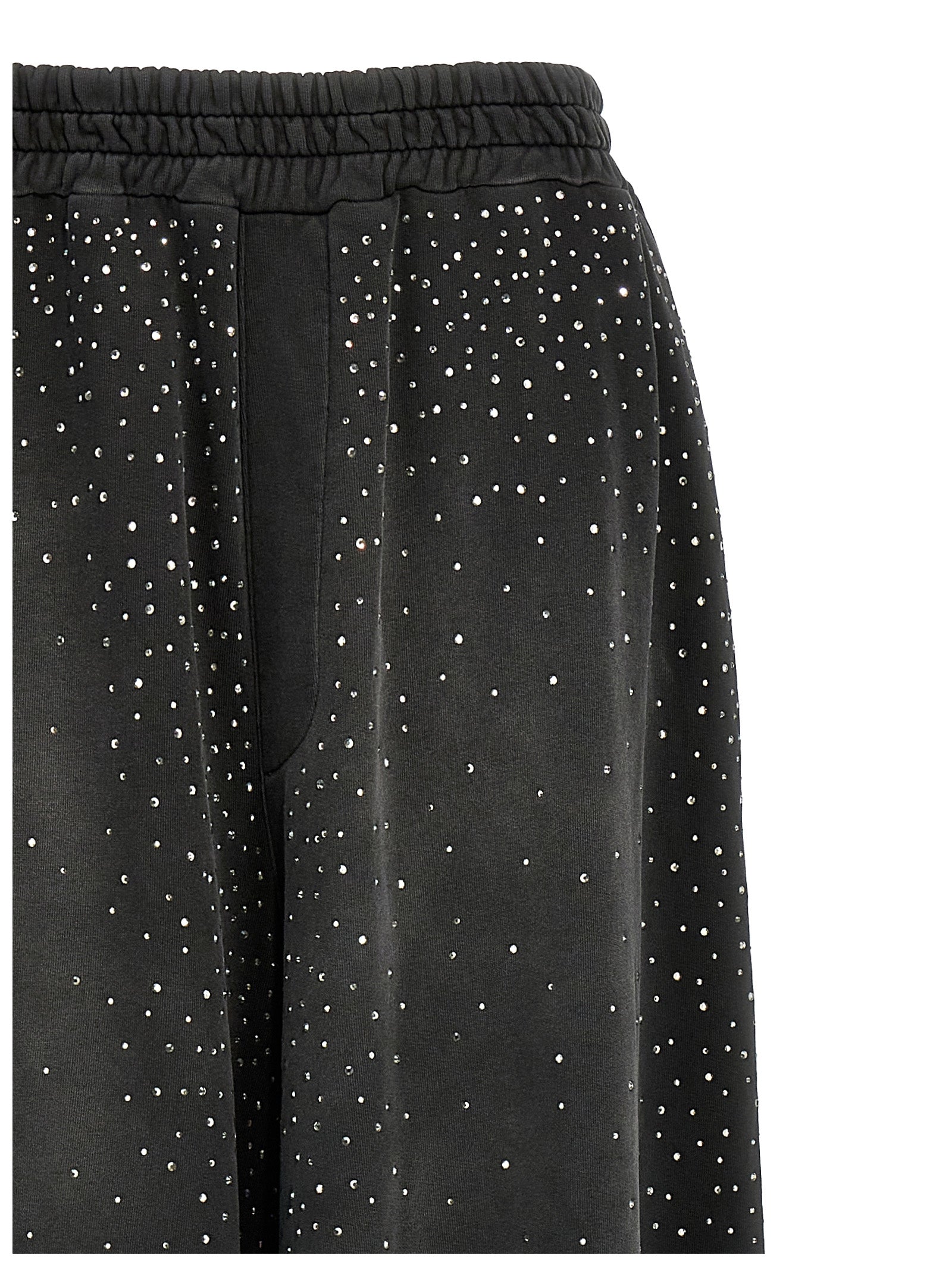 Black Cotton Joggers (Workout Pants)