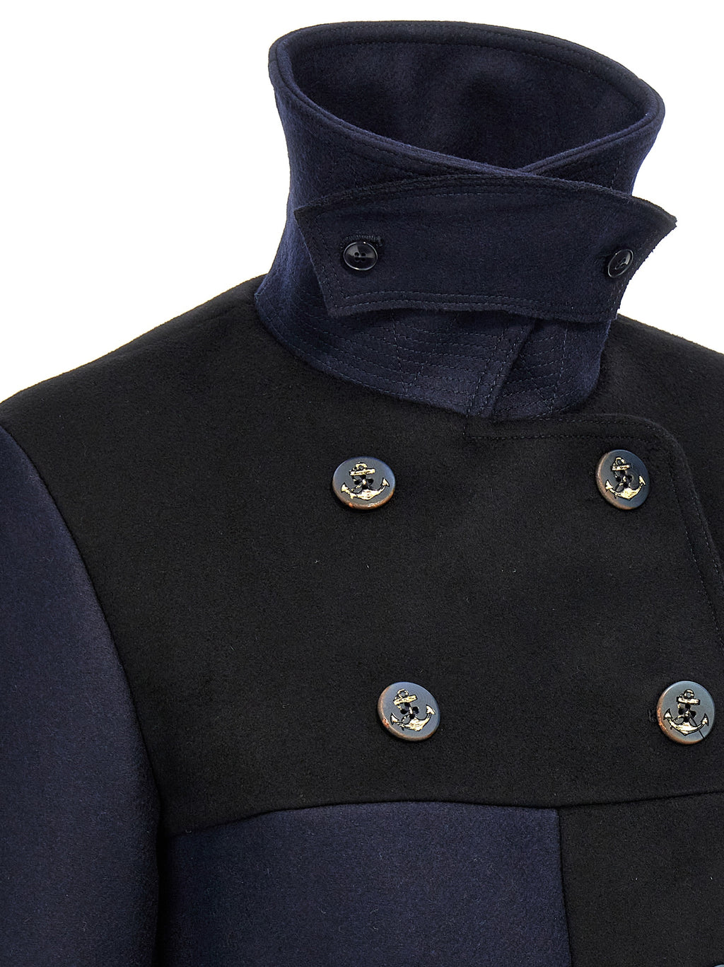 Multicolor Wool Coat