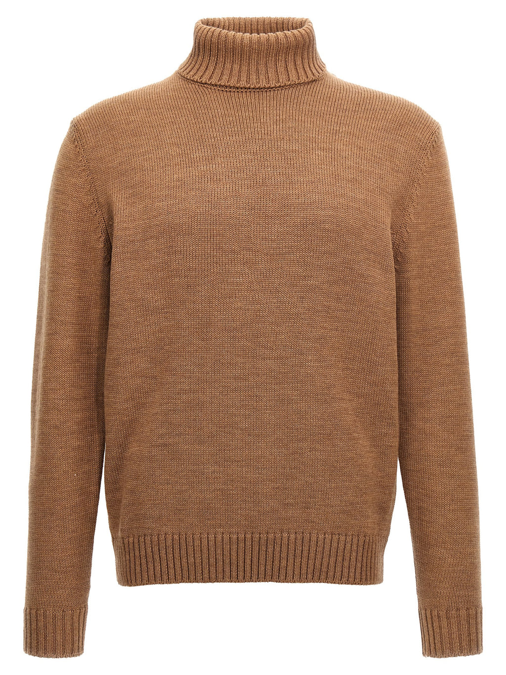 Brown Virgin Wool Cardigan