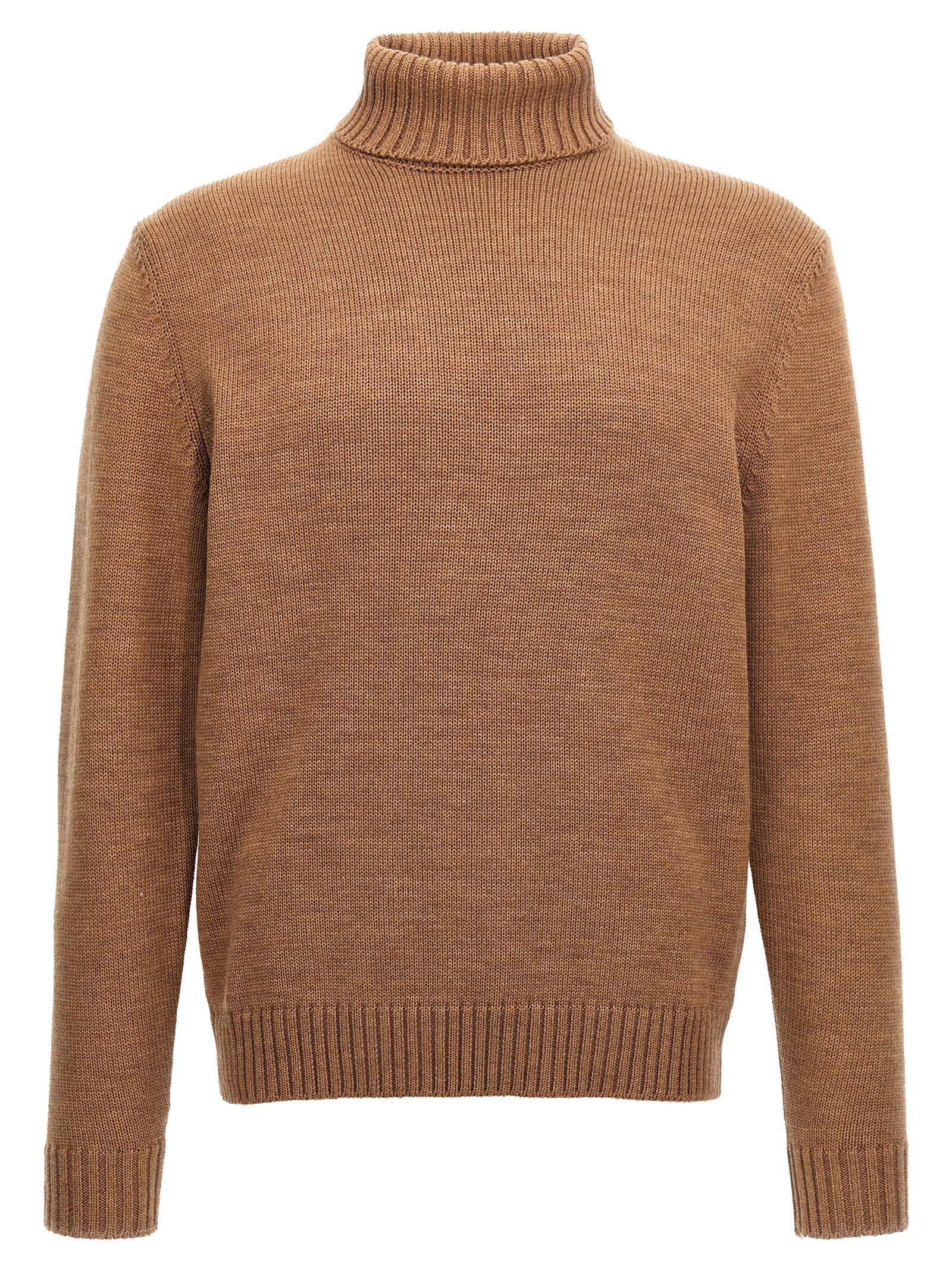 Brown Virgin Wool Cardigan