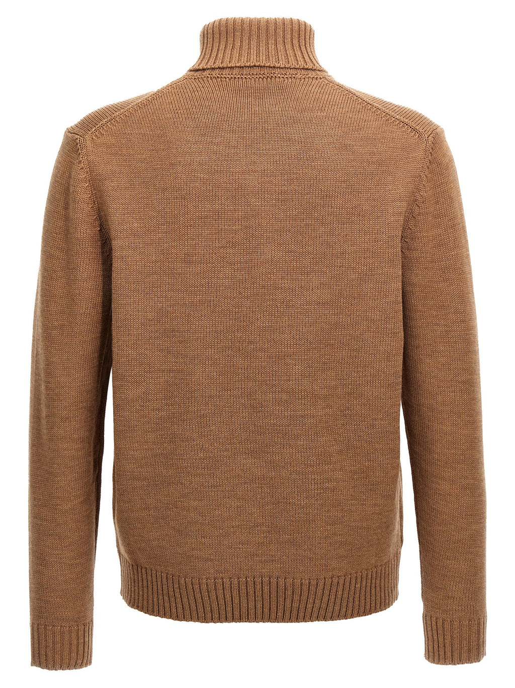 Brown Virgin Wool Cardigan