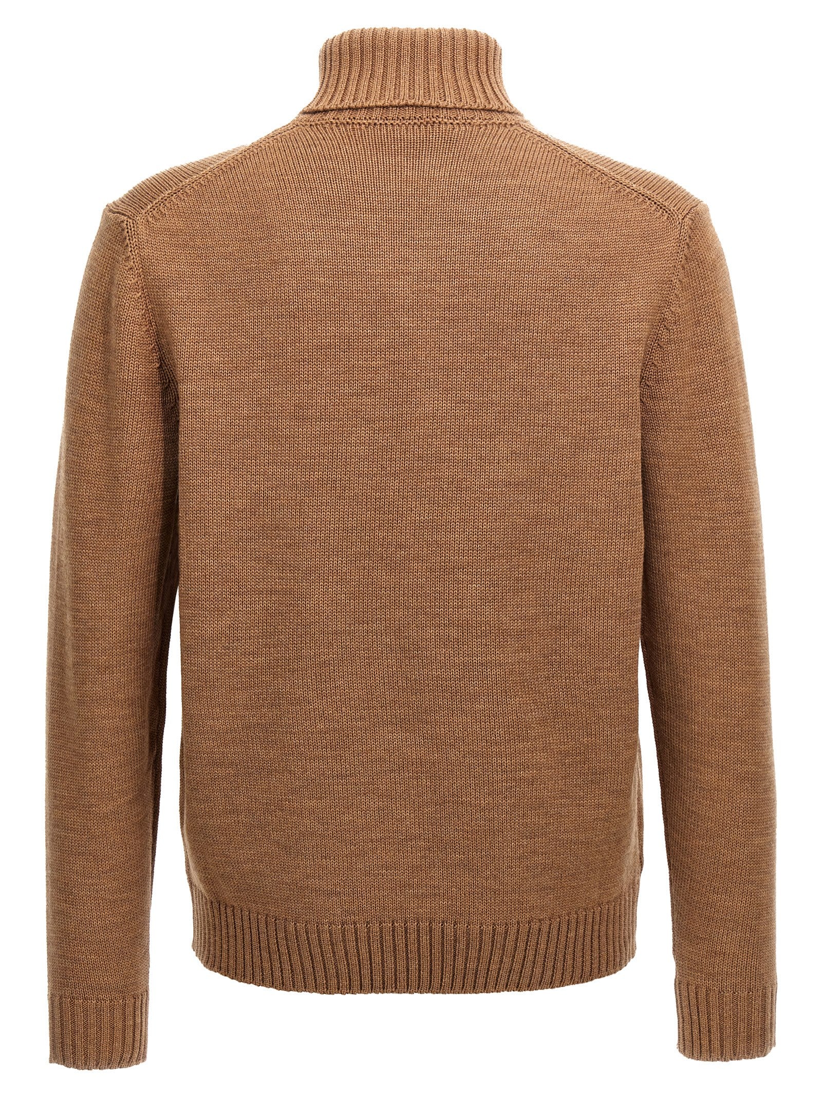 Brown Virgin Wool Cardigan