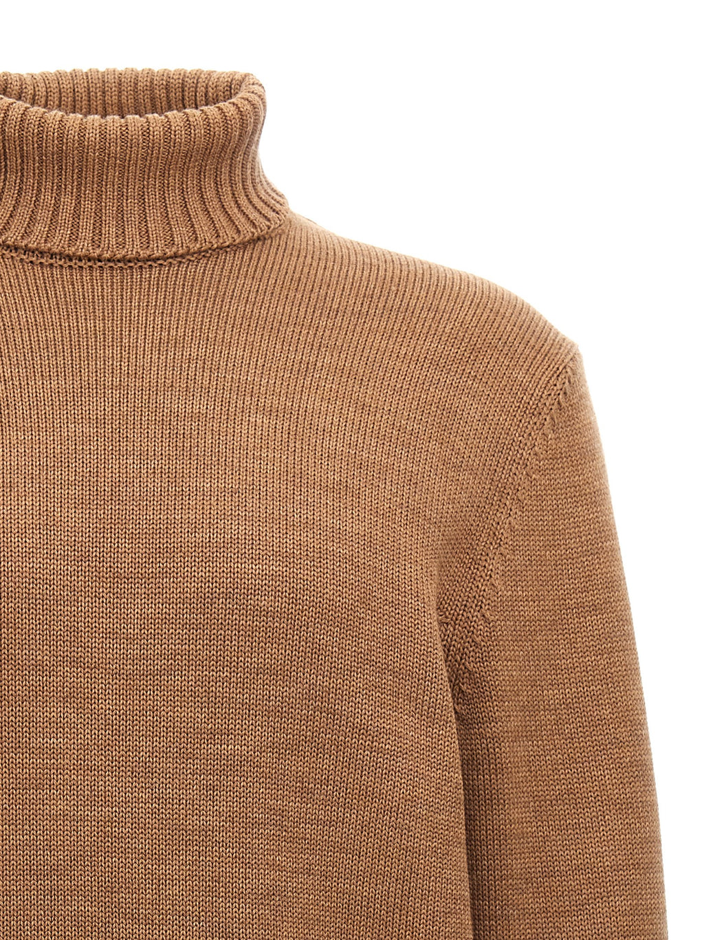 Brown Virgin Wool Cardigan