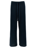 Bicolor Wool Casual Pants