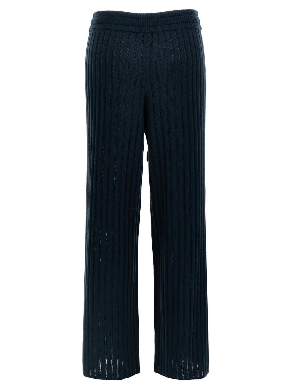 Bicolor Wool Casual Pants