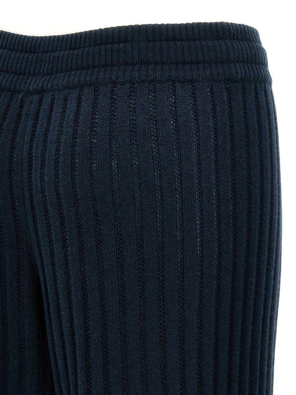 Bicolor Wool Casual Pants
