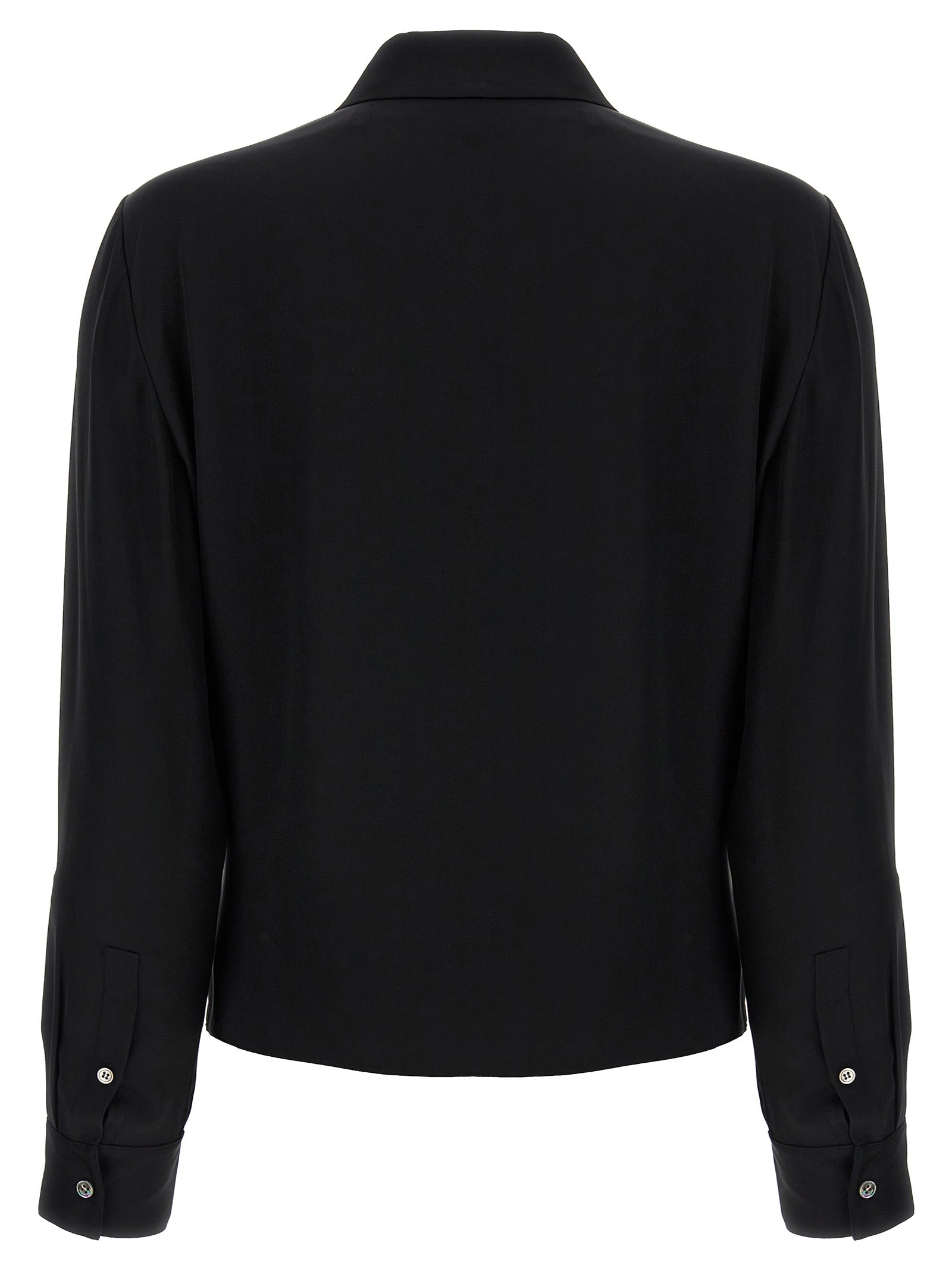 Black Silk Blouse