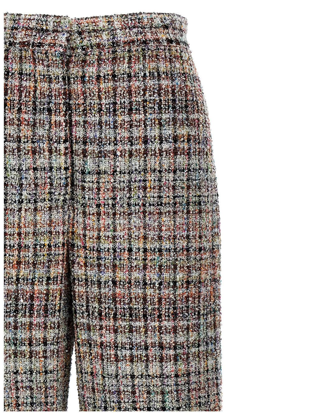 Multicolor Viscose Casual Pants