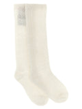 White Wool Socks