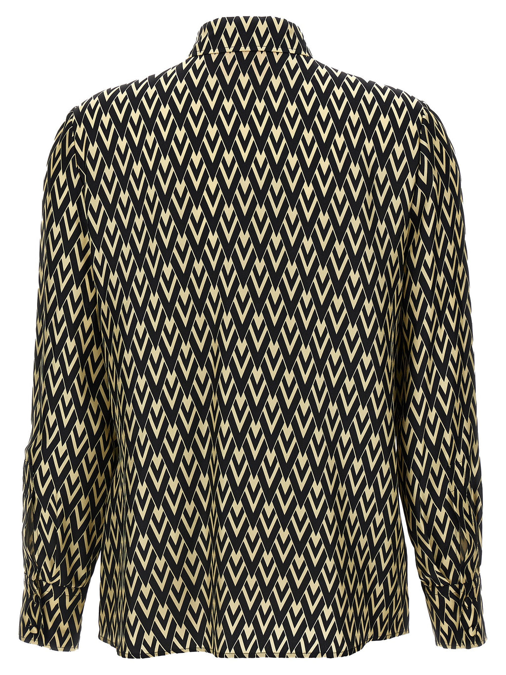 Bicolor Silk Blouse
