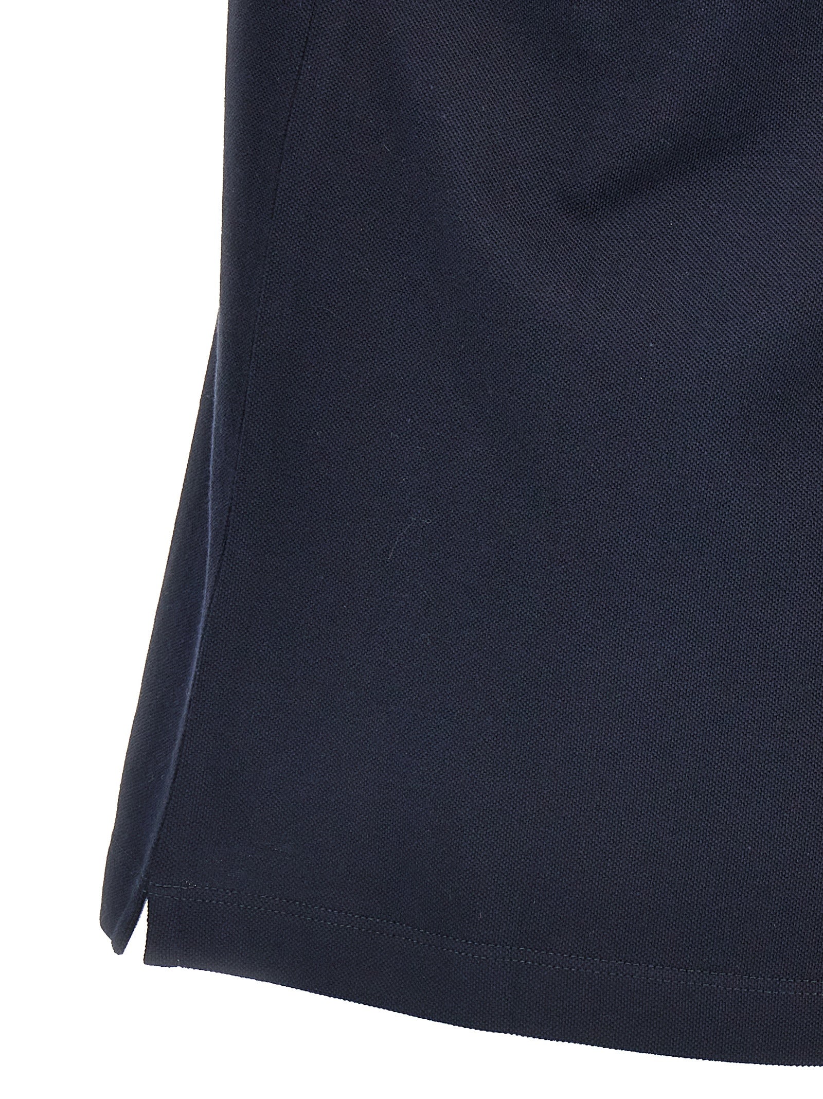 Blue Cotton Polo Shirt