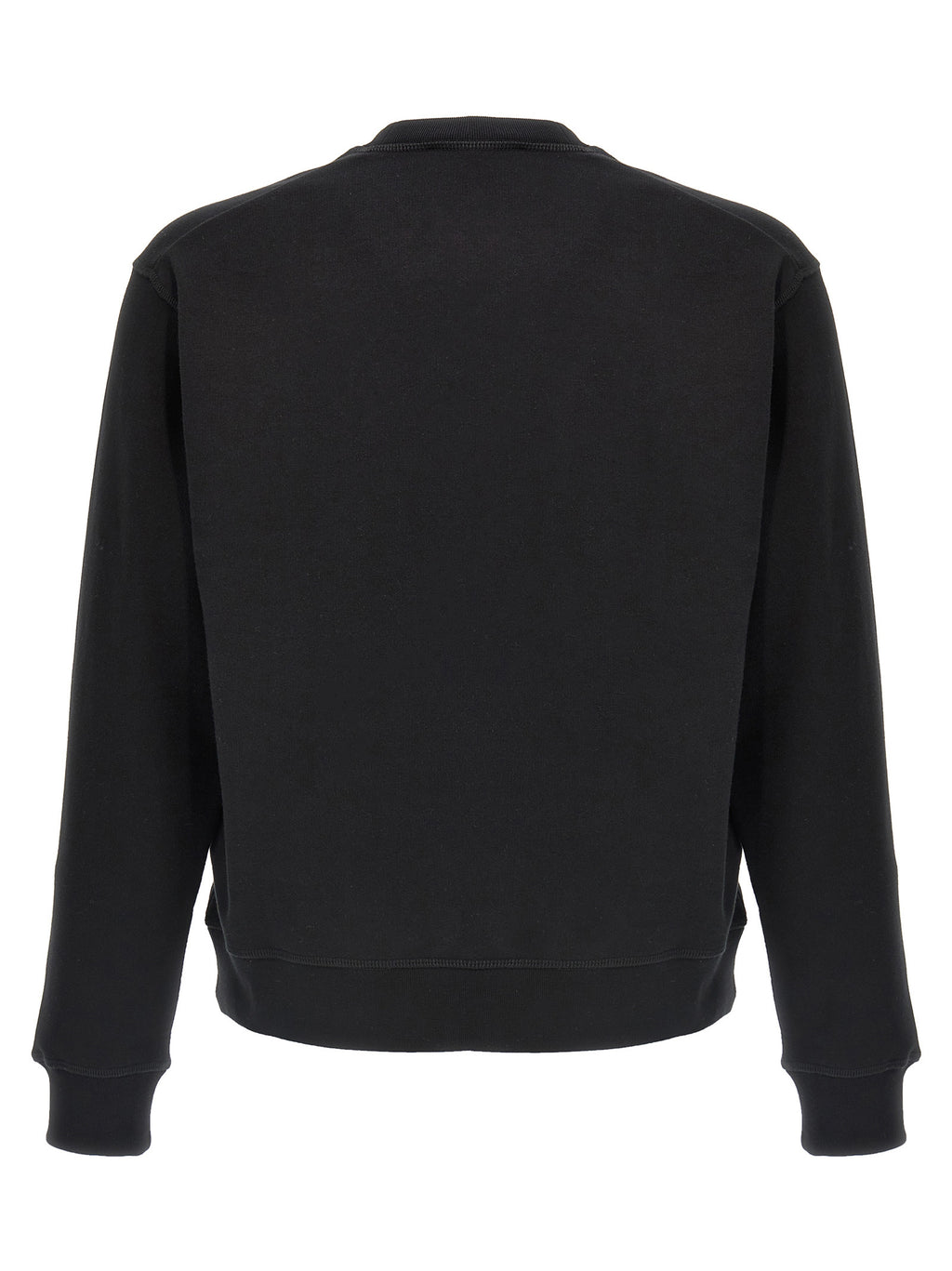 Black Cotton Sweatshirt