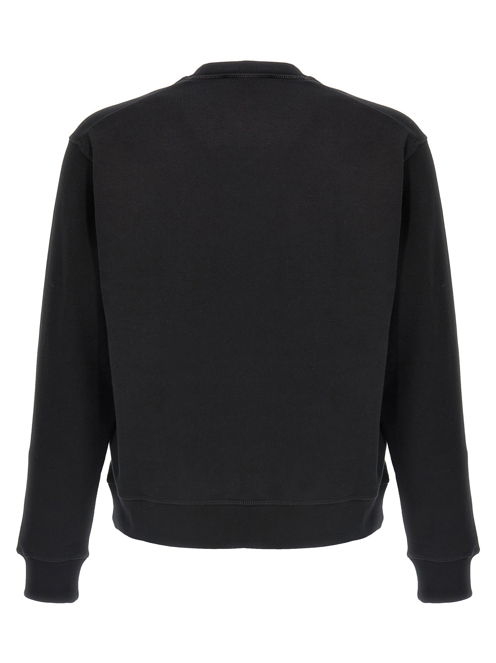 Black Cotton Sweatshirt
