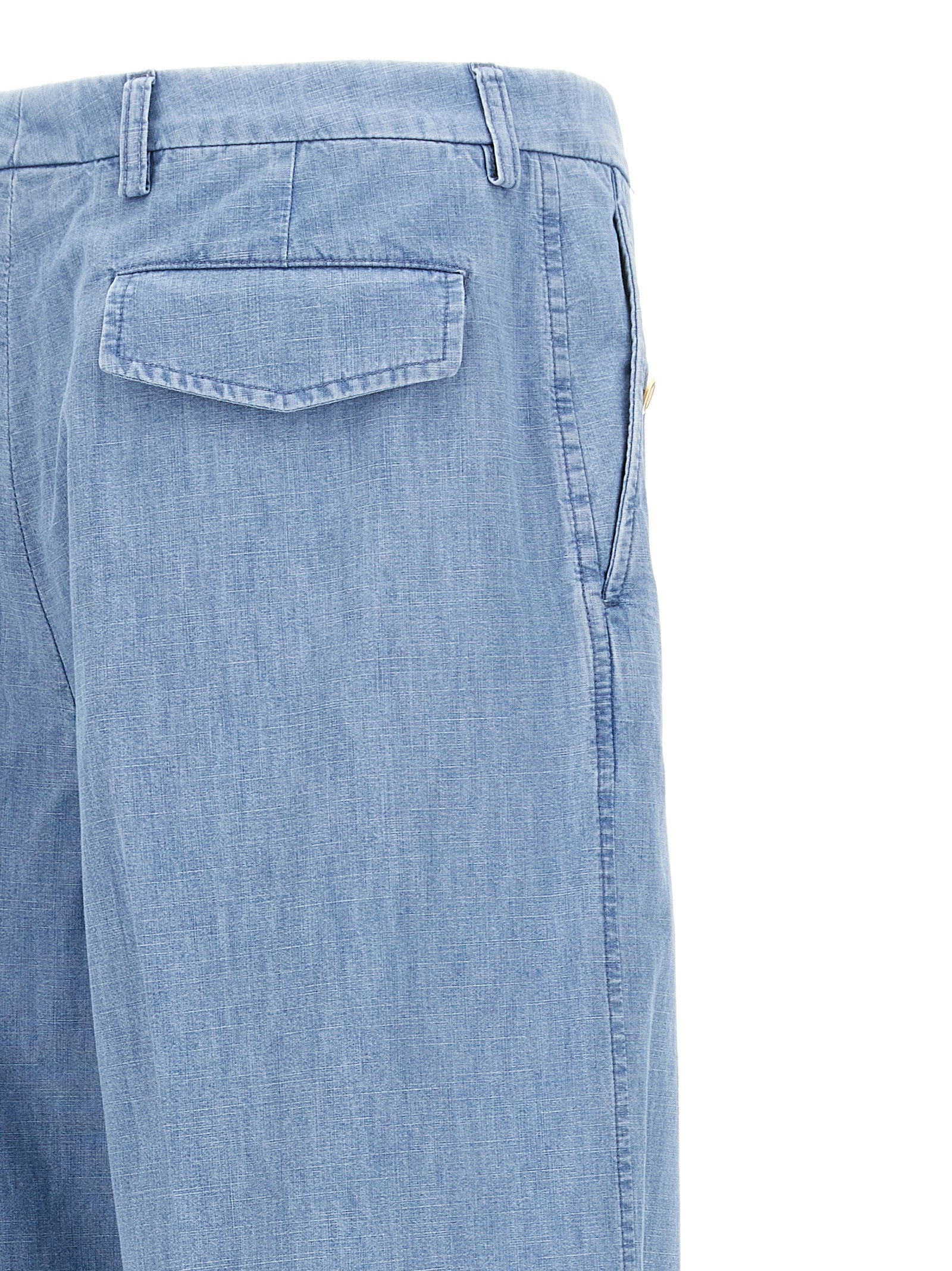 Blue Cotton Jeans Denim