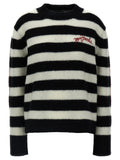 Bicolor Wool Cardigan