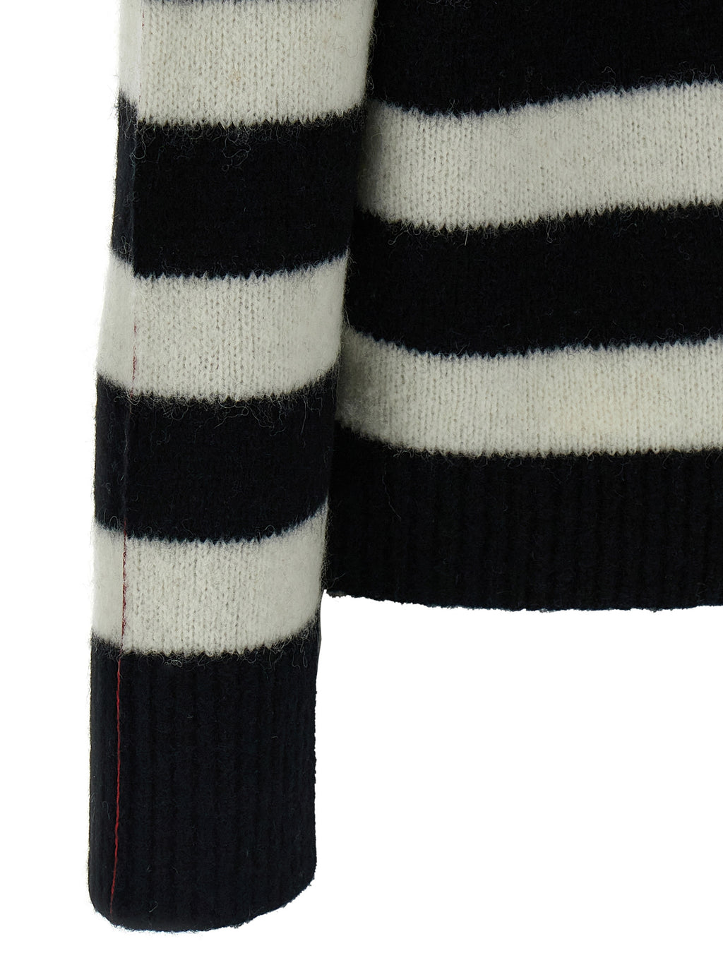Bicolor Wool Cardigan