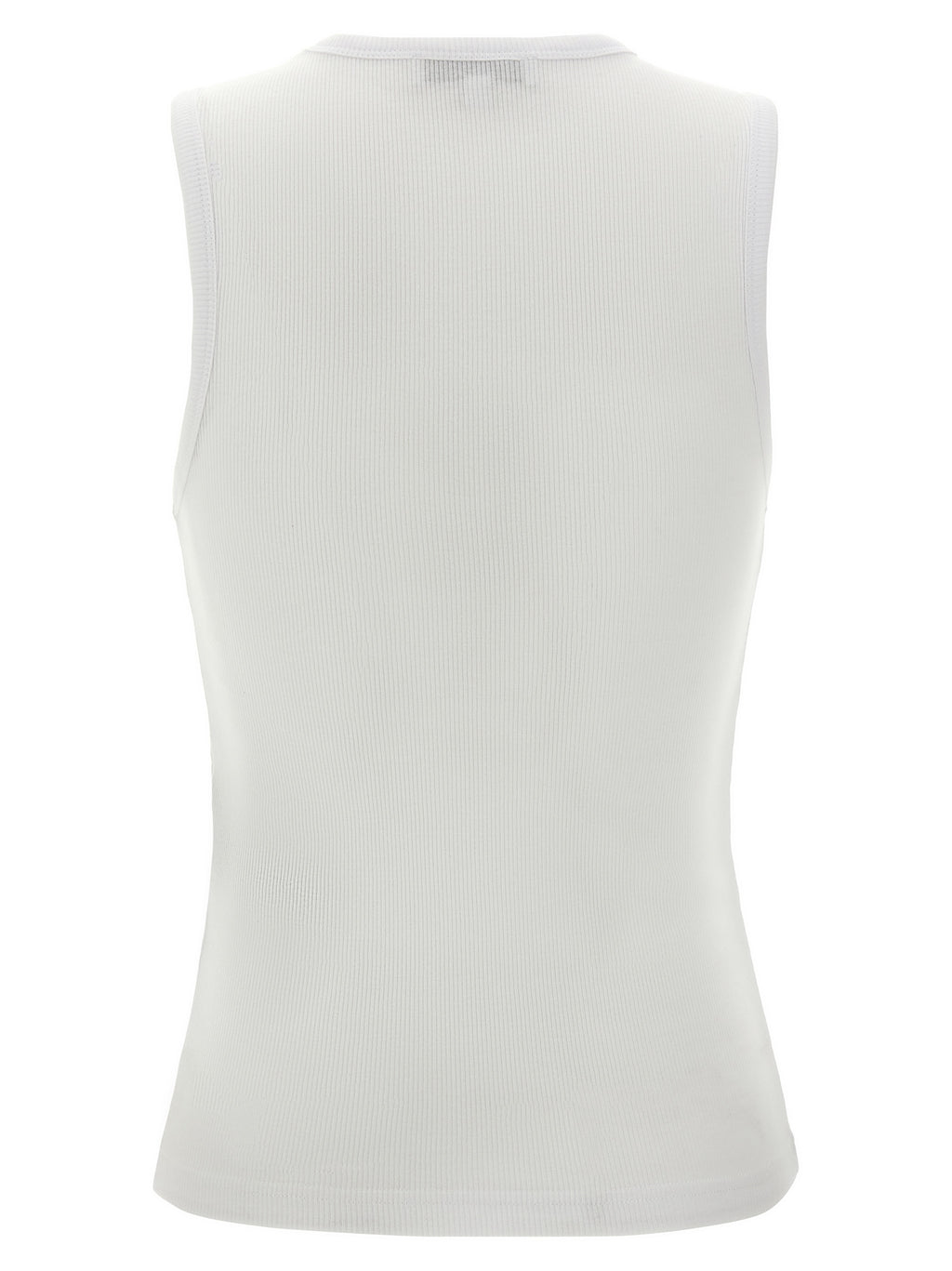 Bicolor Cotton Sleeveles T-Shirt