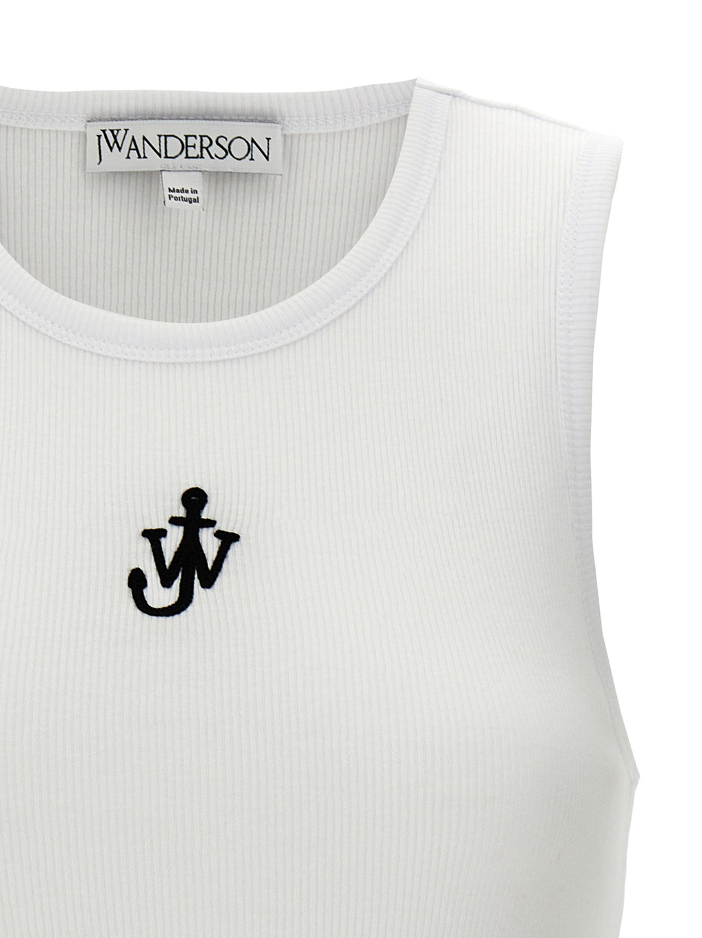 Bicolor Cotton Sleeveles T-Shirt