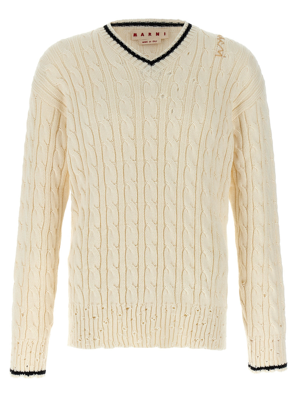 White Cotton Cardigan