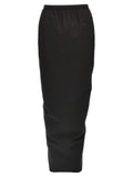 Black Cotton Mini Skirt