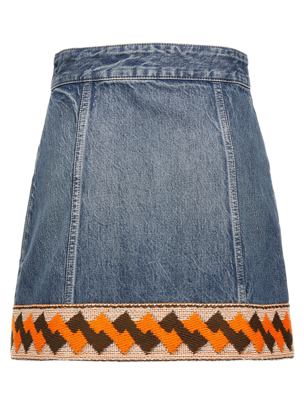 Multicolor Cotton Long Skirt