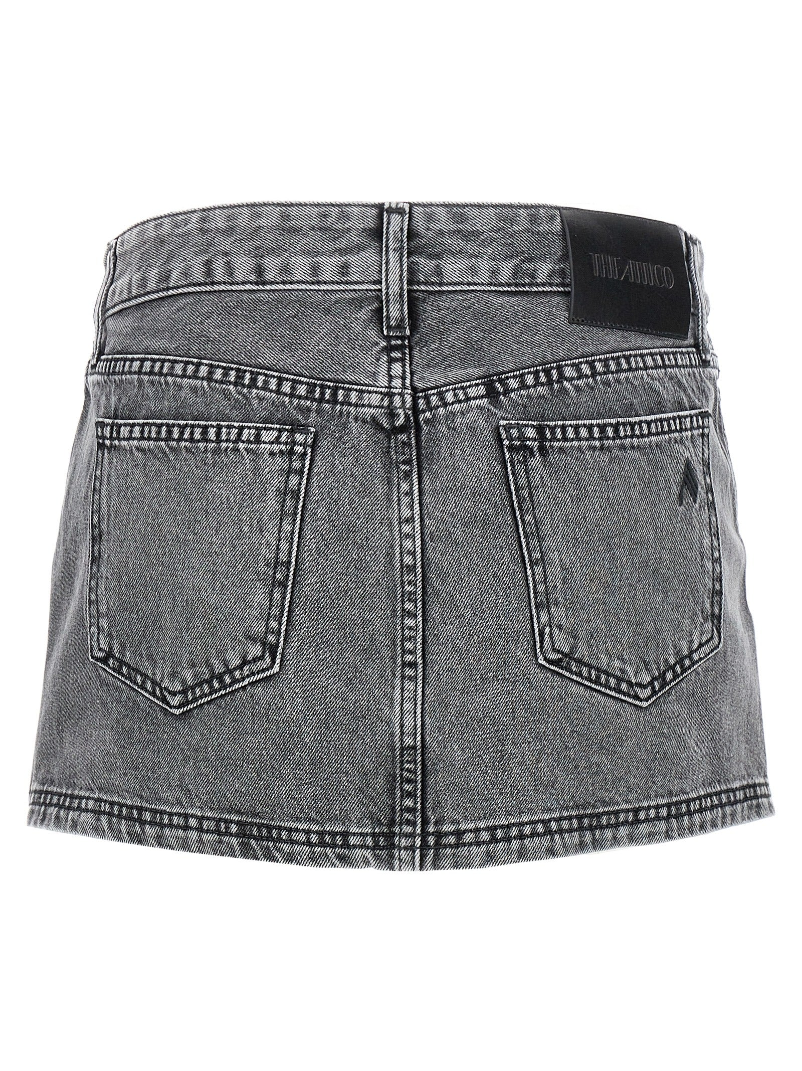 Gray Cotton Long Skirt