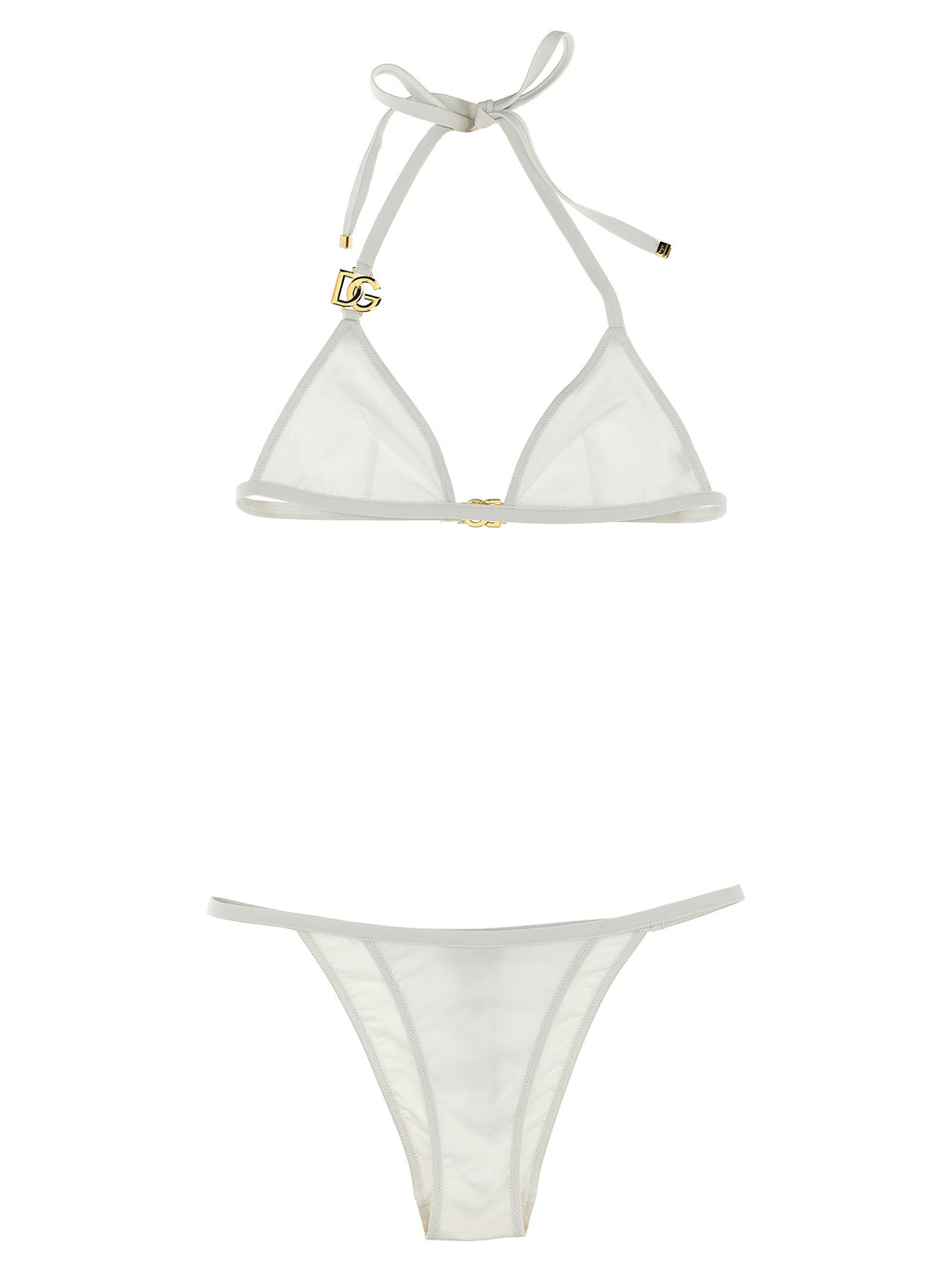 White Polyamide Bikini