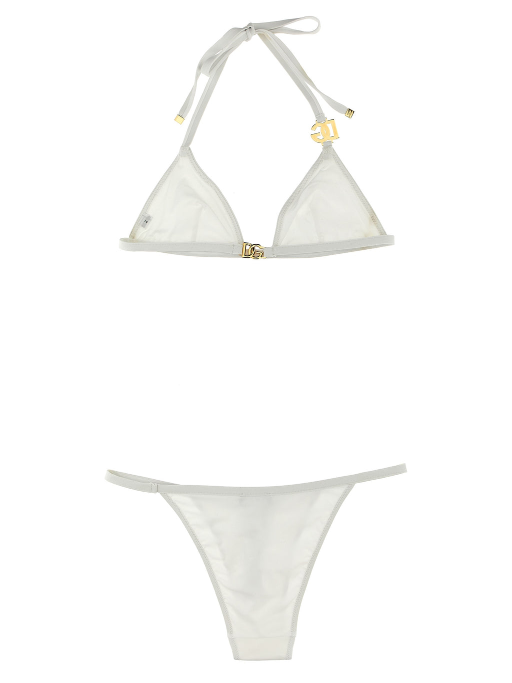 White Polyamide Bikini