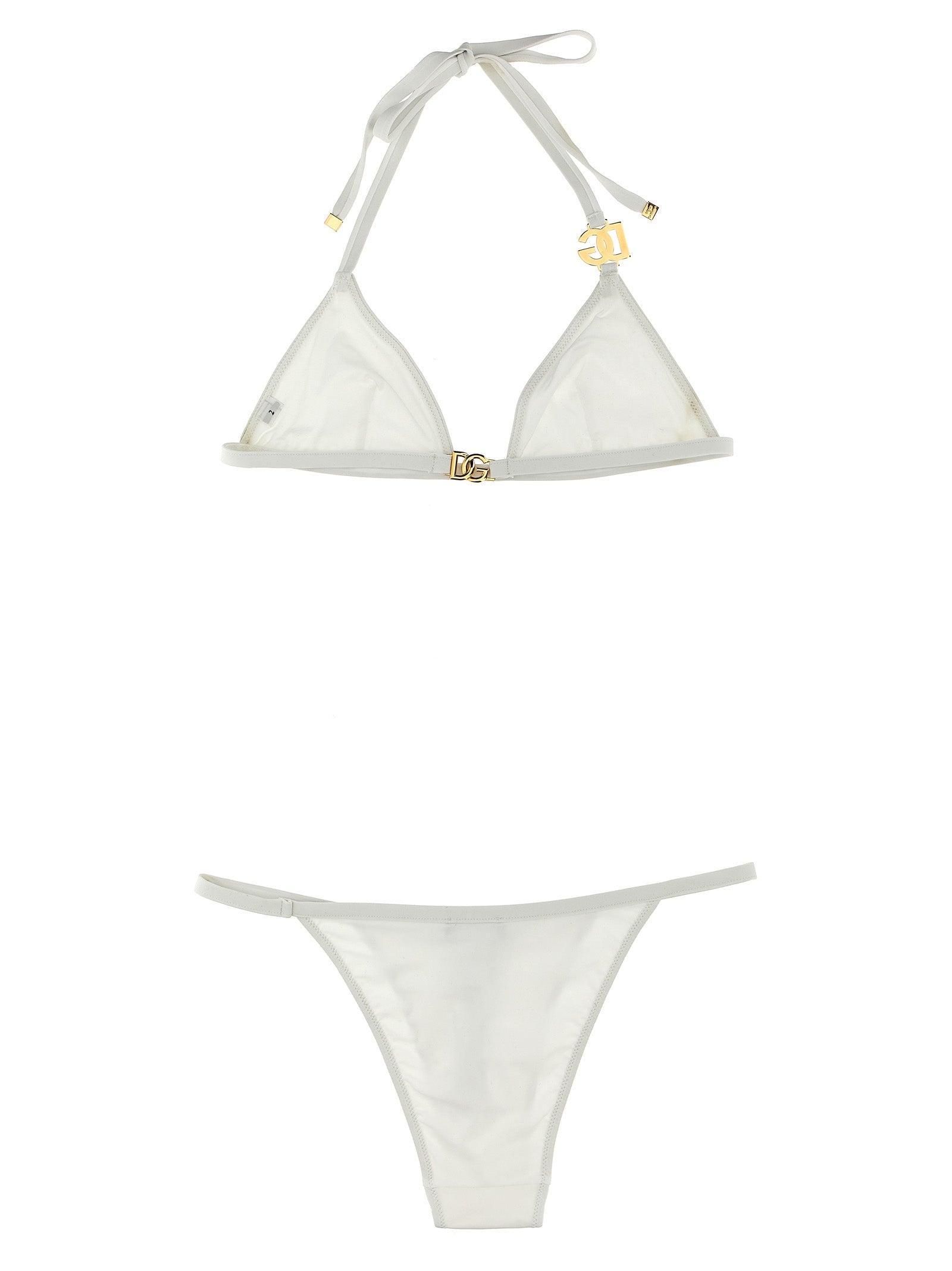 White Polyamide Bikini