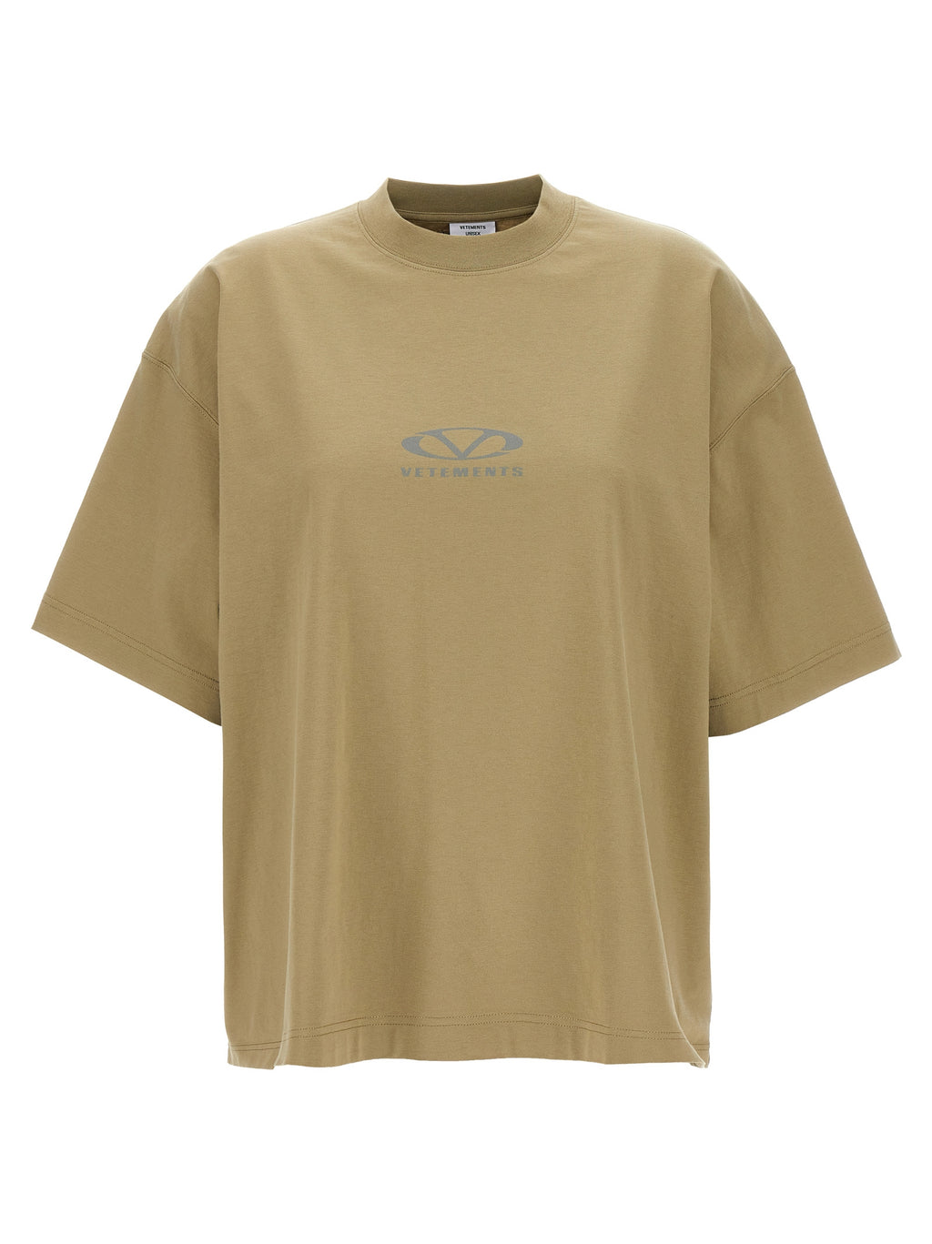 Beige Cotton T-Shirt
