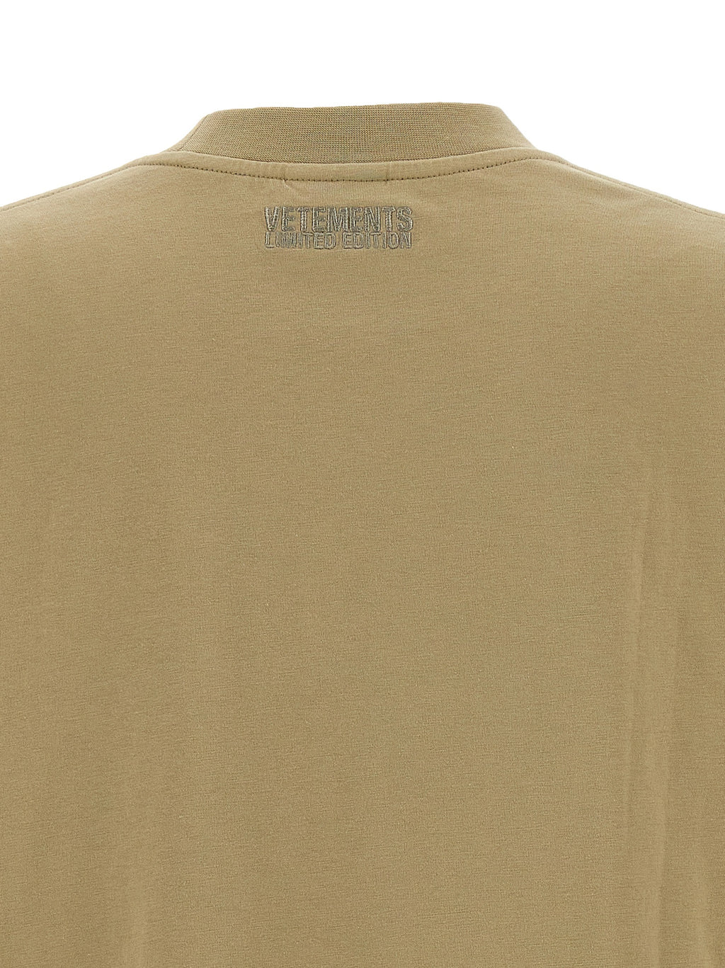 Beige Cotton T-Shirt