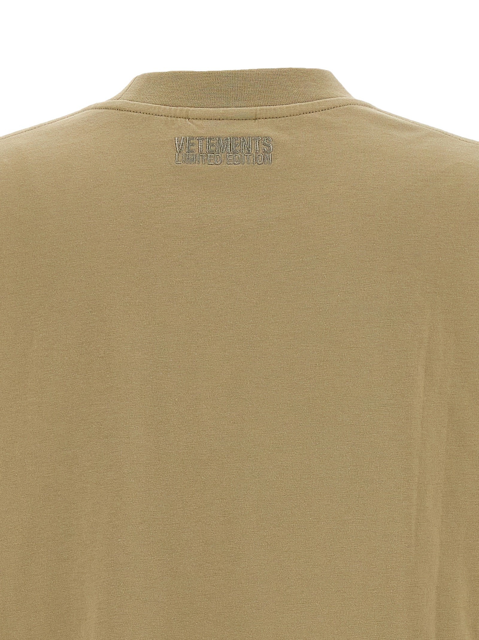 Beige Cotton T-Shirt