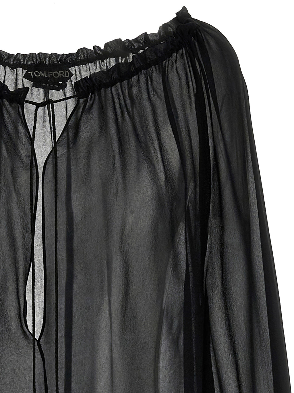 Black Silk Blouse
