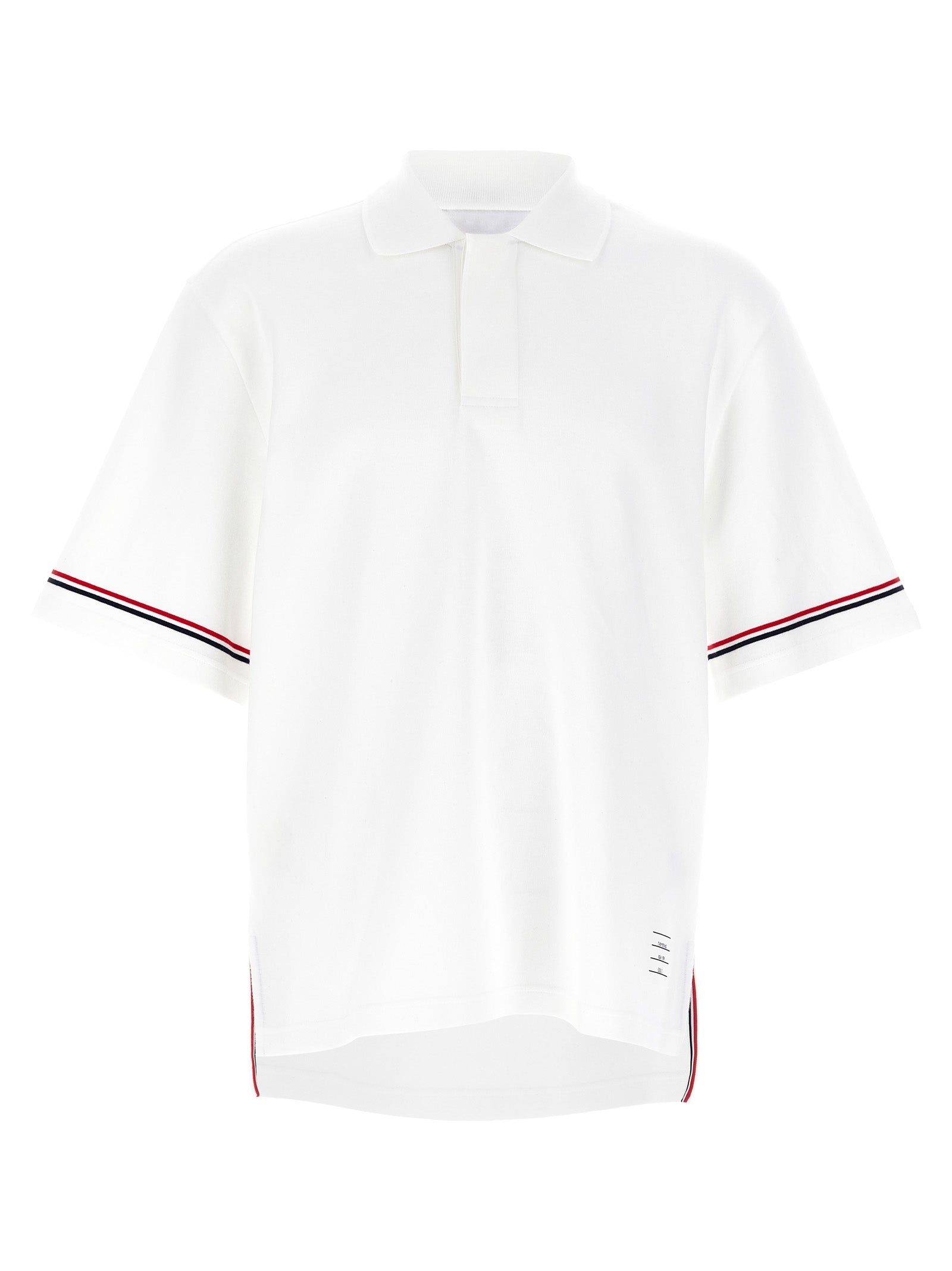 White Cotton Polo Shirt
