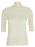 White Virgin Wool Cardigan