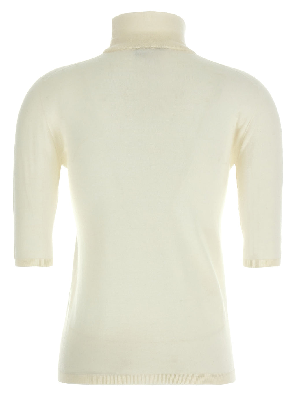 White Virgin Wool Cardigan