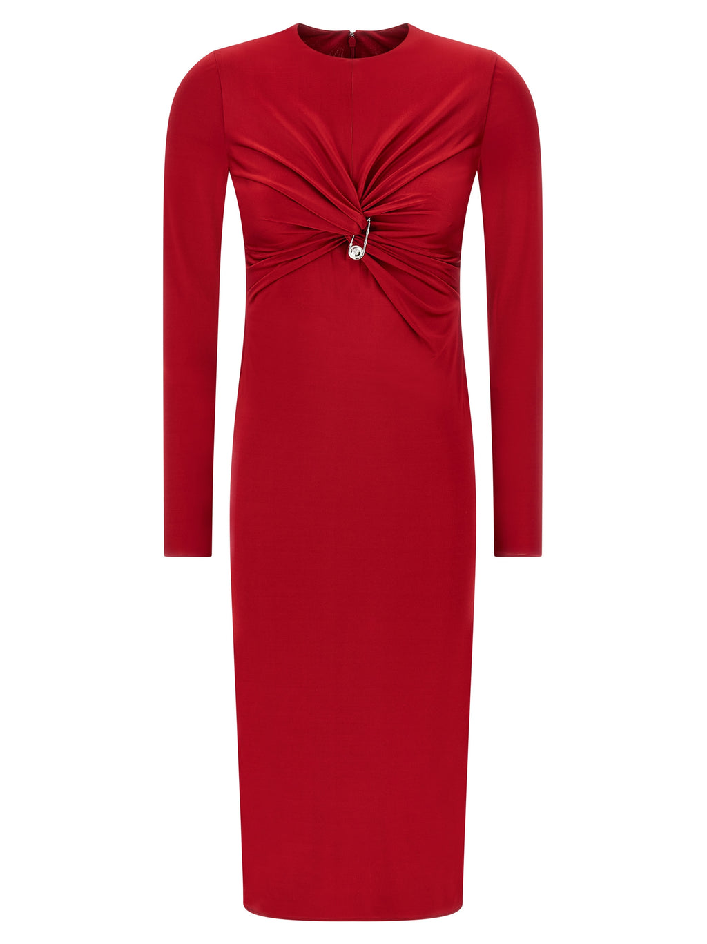 Multicolor Viscose Midi Dress